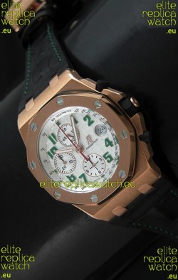Audemars Piguet Royal Oak Offshore Pride of Mexico Swiss Watch - Secs hands at 12 O'Clock