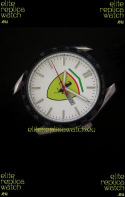 Ferrari Scuderia Watch in White Dial