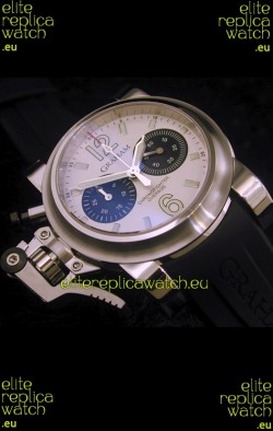 Graham Chronofighter Oversize Swiss Replica Watch in White Dial