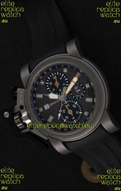 Graham Chronofighter Swiss Replica Watch in Grey Dial