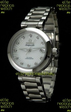 Omega Deville Ladymatic Chronometer Swiss Automatic Watch - 1:1 Mirror Replica 