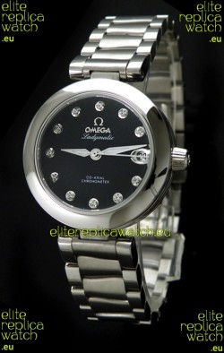 Omega Deville Ladymatic Chronometer Swiss Automatic Watch - 1:1 Mirror Replica 