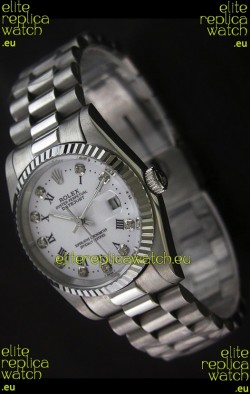 Rolex Datejust Oyster Perpetual Diamonds Swiss Watch