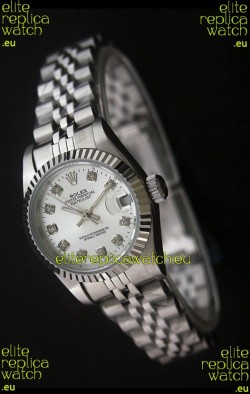 Rolex Datejust Oyster Perpetual Superlative ChronoMeter Swiss Watch in Diamond Markers