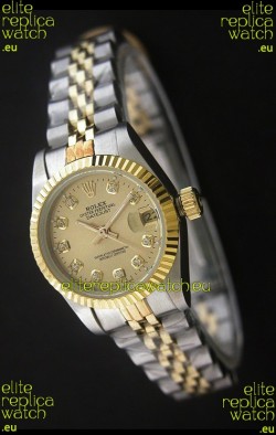Rolex Datejust Oyster Perpetual Superlative ChronoMeter Swiss Gold Watch 