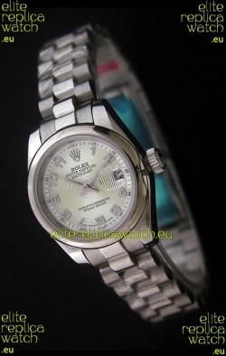 Rolex Datejust Oyster Perpetual Superlative ChronoMeter Swiss Steel Watch 