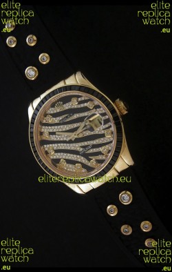 Rolex DateJust Gold Diamond Swiss Replica Watch