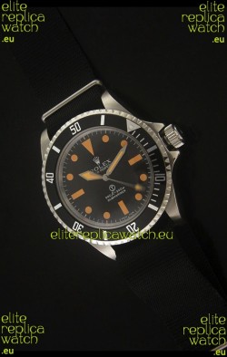 Rolex Vintage Submariner Swiss Replica Watch in Orange Markers